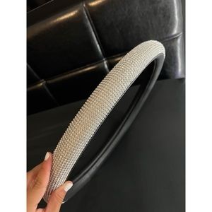 Diamond Leather Steering Wheel Cover